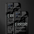 error glass case for realme 8i image-2