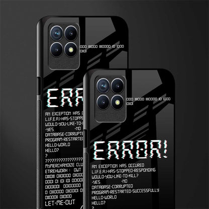 error glass case for realme 8i image-2