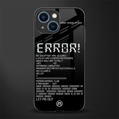 error glass case for iphone 13 mini image