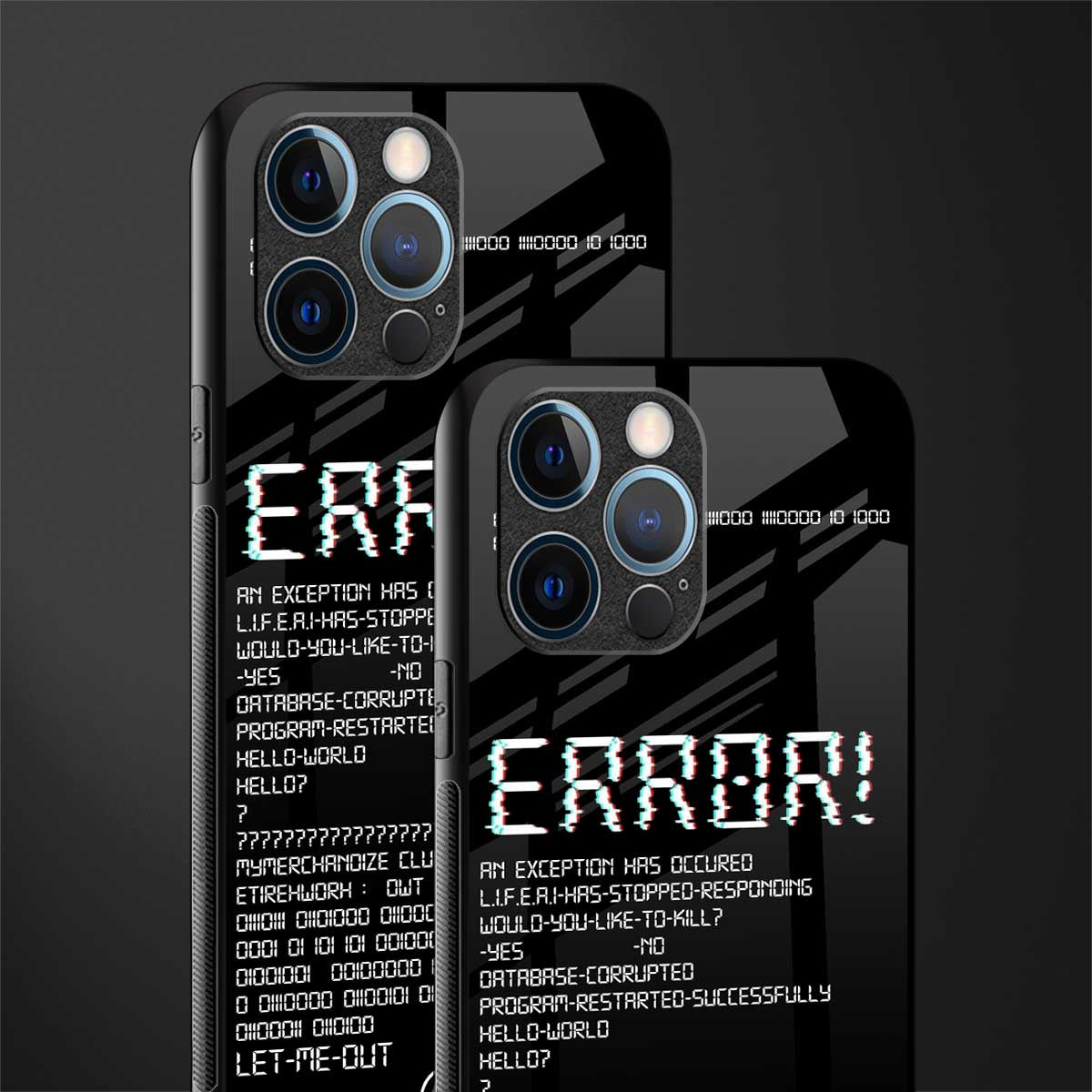 error glass case for iphone 13 pro image-2