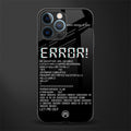 error glass case for iphone 12 pro image