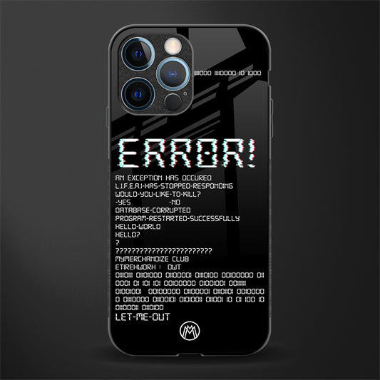 error glass case for iphone 13 pro image