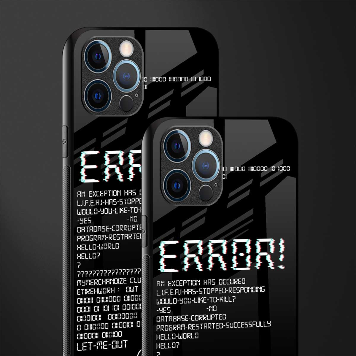 error glass case for iphone 12 pro max image-2
