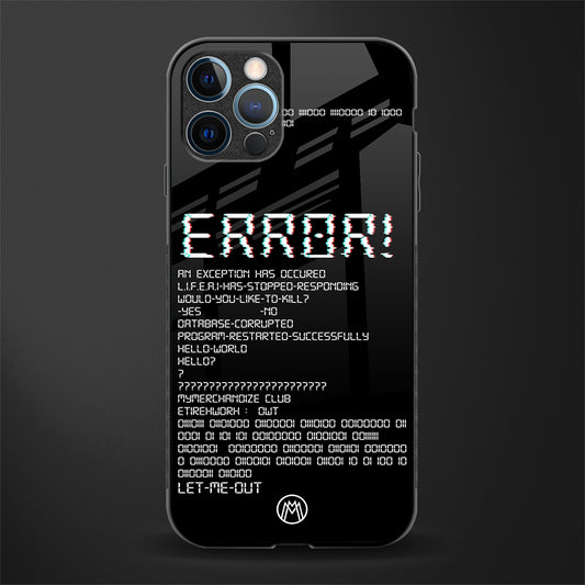 error glass case for iphone 14 pro max image