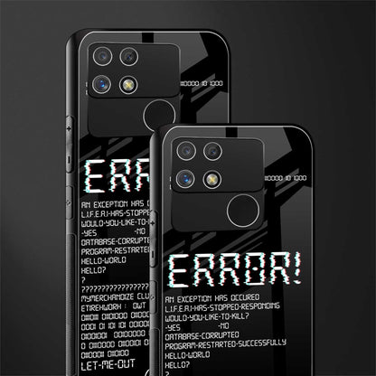 error back phone cover | glass case for realme narzo 50a