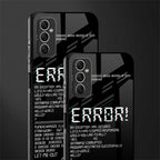error glass case for samsung galaxy m52 5g image-2