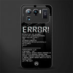 error glass case for mi 11 ultra 5g image