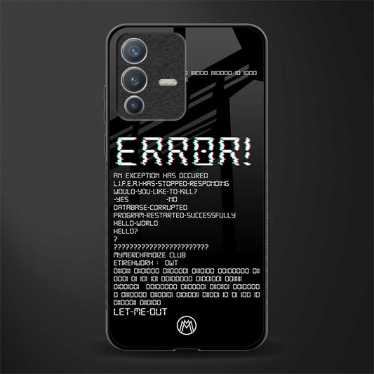 error glass case for vivo v23 pro 5g image