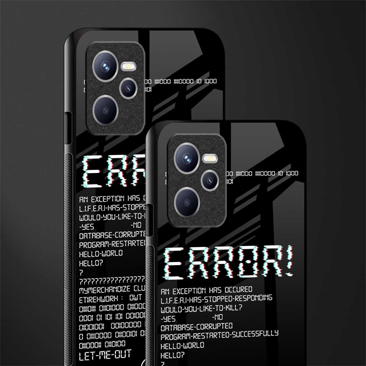 error glass case for realme c35 image-2