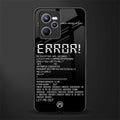 error glass case for realme c35 image