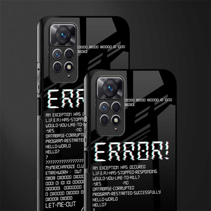 error back phone cover | glass case for redmi note 11 pro plus 4g/5g