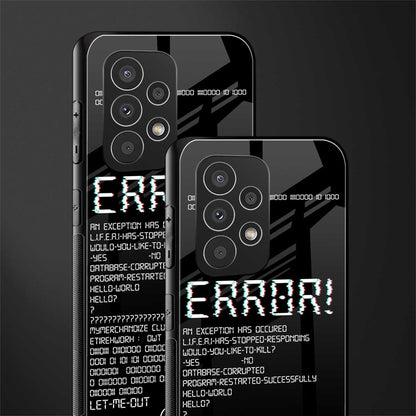 error back phone cover | glass case for samsung galaxy a53 5g
