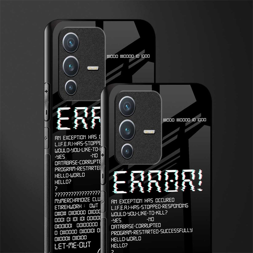 error glass case for vivo v23 5g image-2