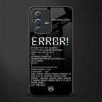 error glass case for vivo v23 5g image