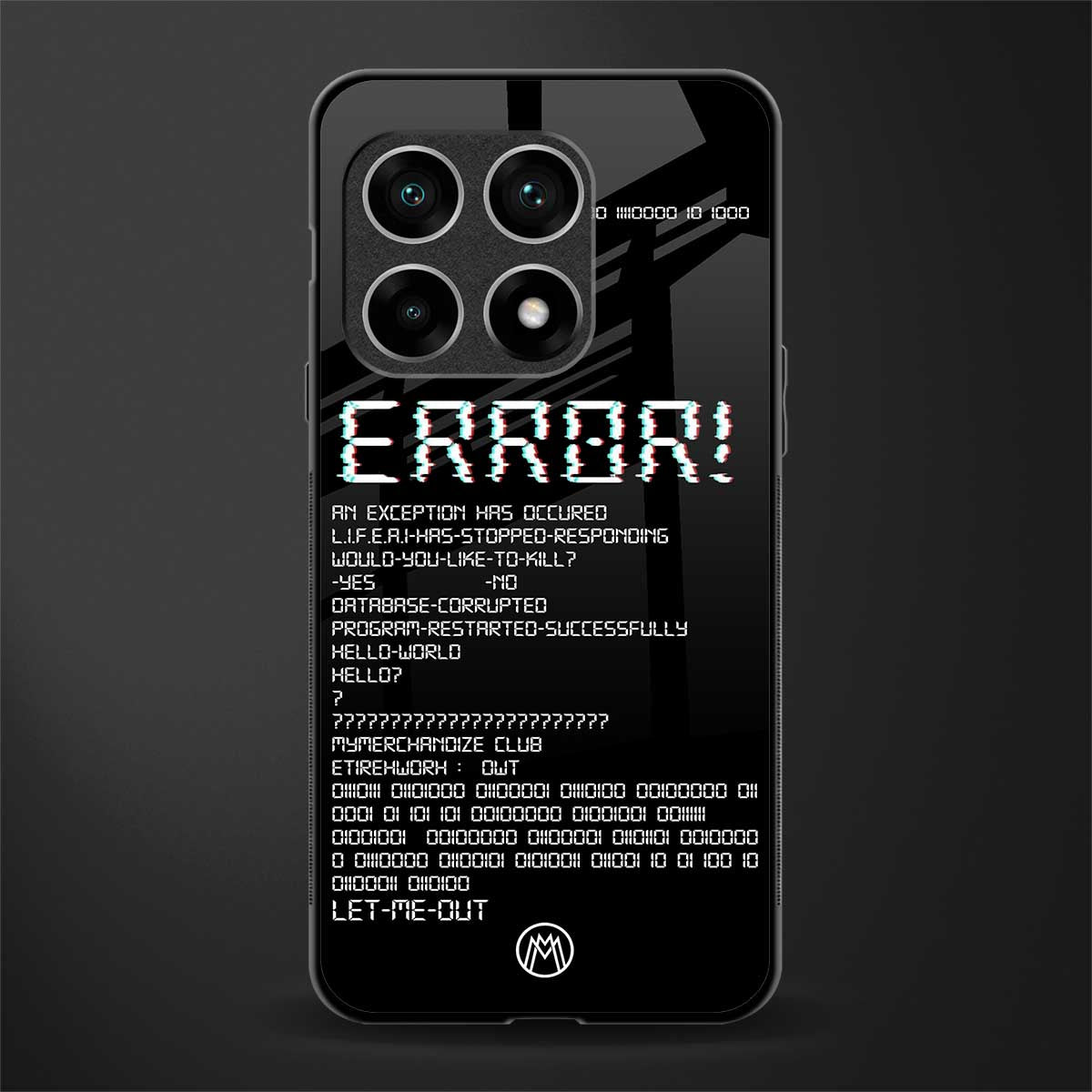 error glass case for oneplus 10 pro 5g image