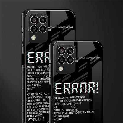 error back phone cover | glass case for samsung galaxy m33 5g