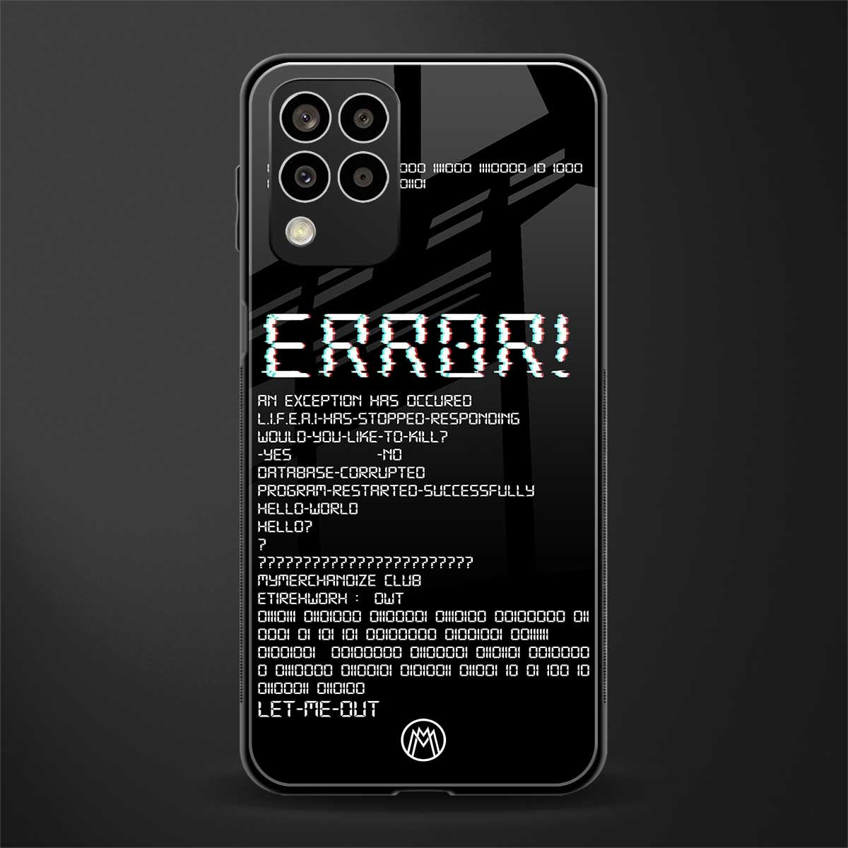 error back phone cover | glass case for samsung galaxy m33 5g