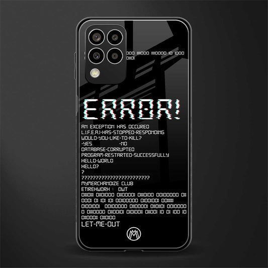 error back phone cover | glass case for samsung galaxy m33 5g