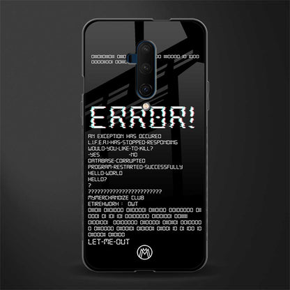 error glass case for oneplus 7t pro image