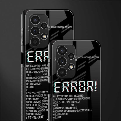 error back phone cover | glass case for samsung galaxy a13 4g