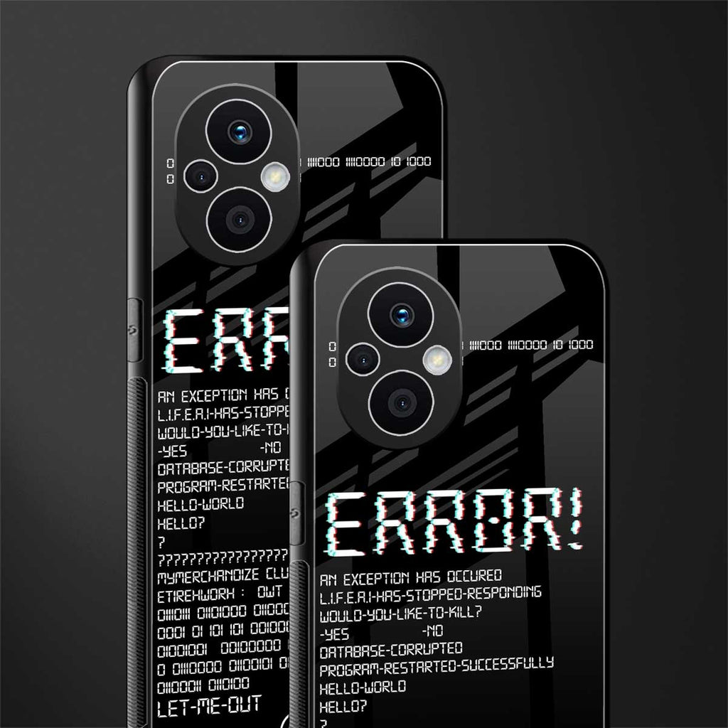 error back phone cover | glass case for oppo f21 pro 5g