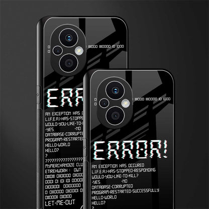 error back phone cover | glass case for oppo f21 pro 5g