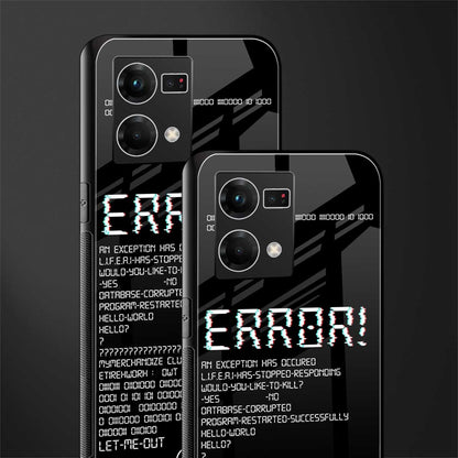 error back phone cover | glass case for oppo f21 pro 4g