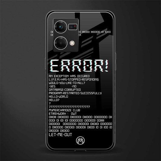 error back phone cover | glass case for oppo f21 pro 4g