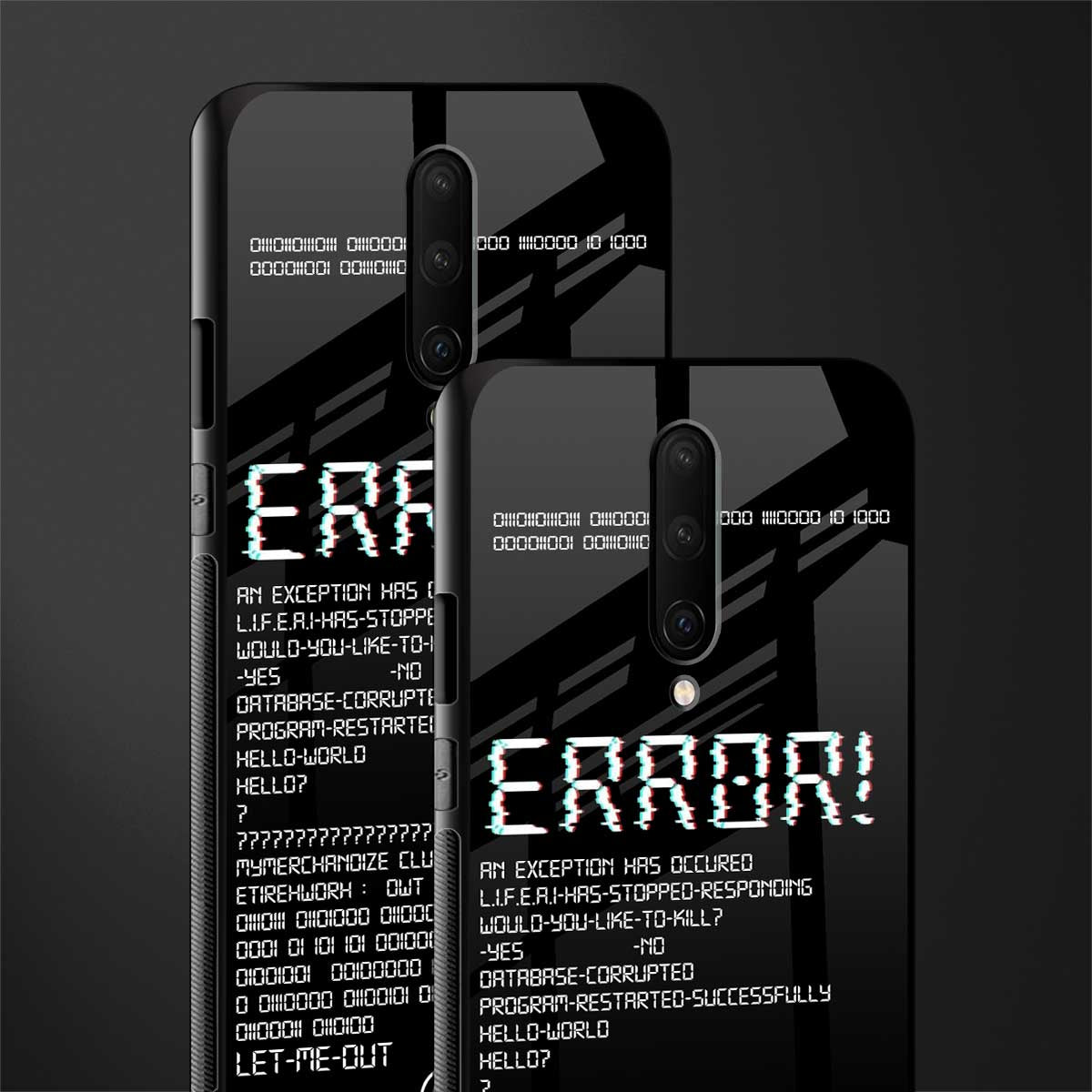 error glass case for oneplus 7 pro image-2