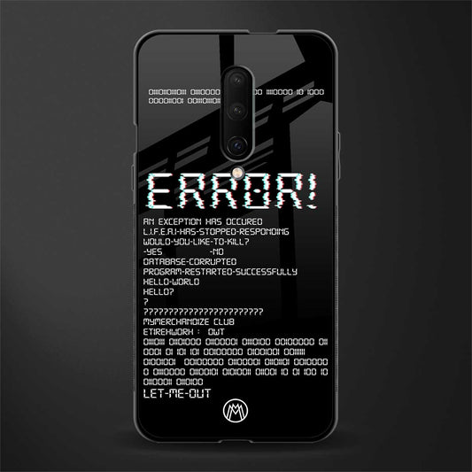 error glass case for oneplus 7 pro image