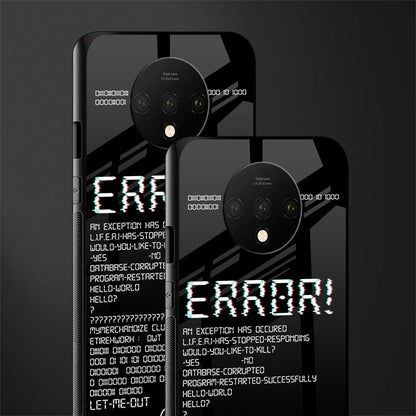 error glass case for oneplus 7t image-2
