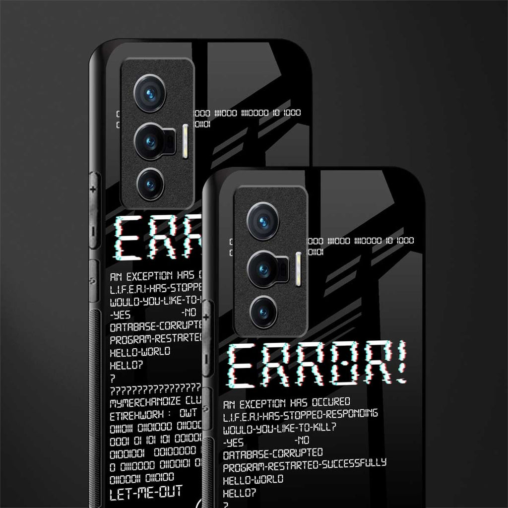 error glass case for vivo x70 image-2