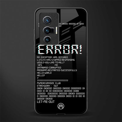 error glass case for vivo x70 image