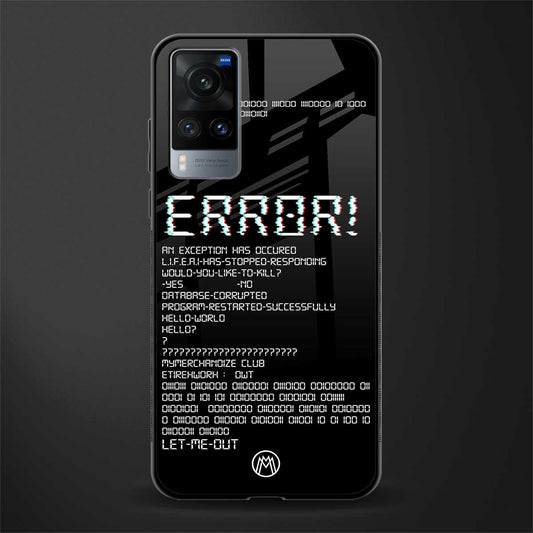 error glass case for vivo x60 image