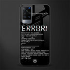 error glass case for vivo x60 image