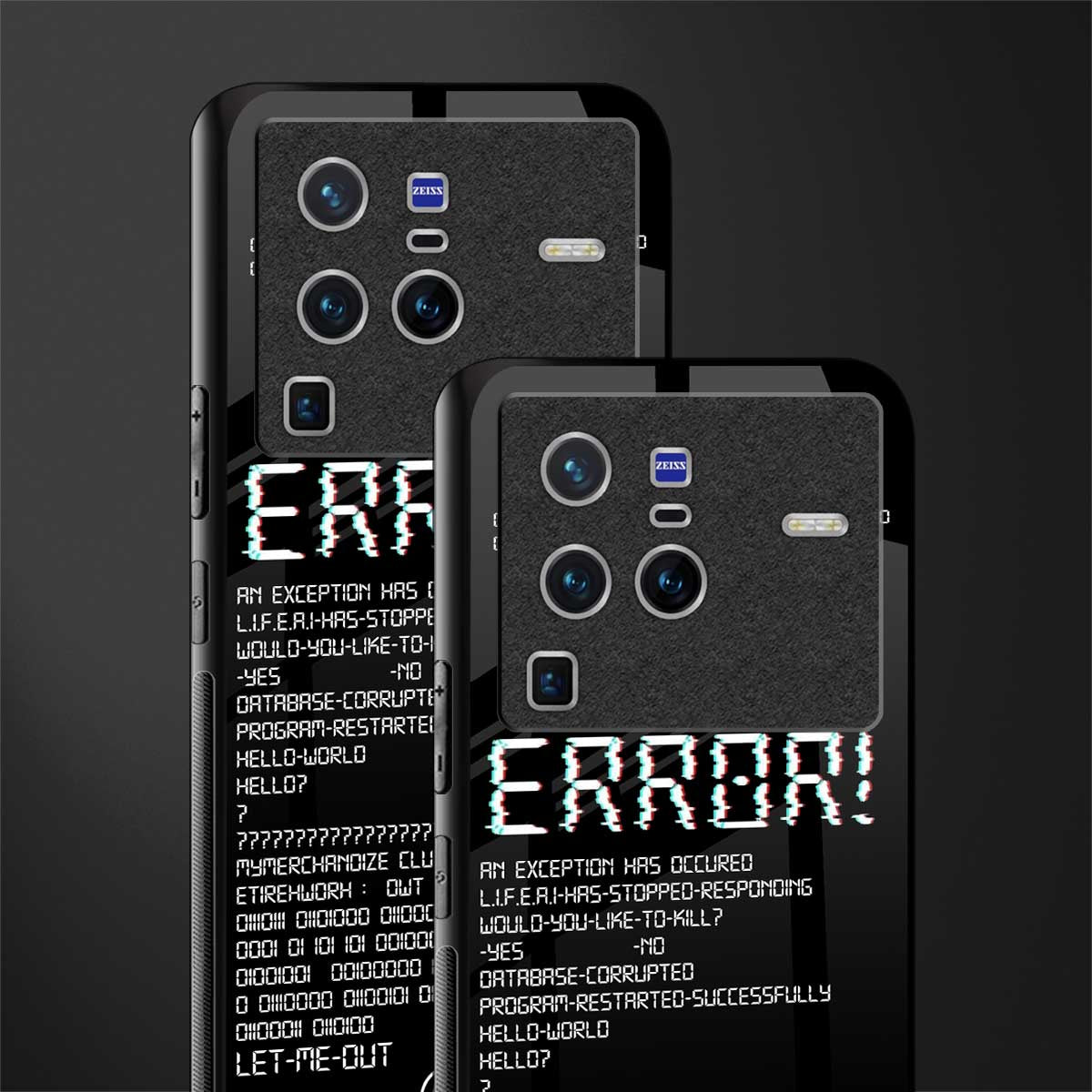 error glass case for vivo x80 pro 5g image-2