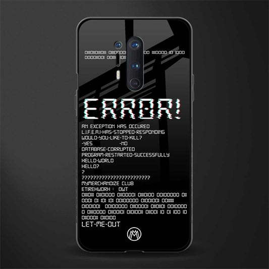 error glass case for oneplus 8 pro image
