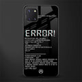 error glass case for samsung galaxy note 10 lite image