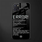 error glass case for samsung galaxy note 10 lite image