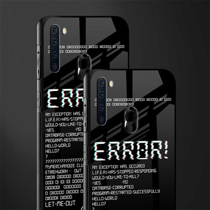 error glass case for samsung a21 image-2