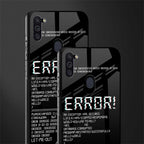 error glass case for samsung a11 image-2