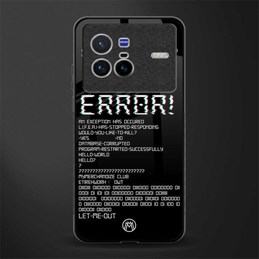 error glass case for vivo x80 image