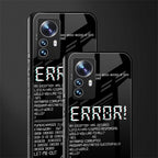 error back phone cover | glass case for xiaomi 12 pro