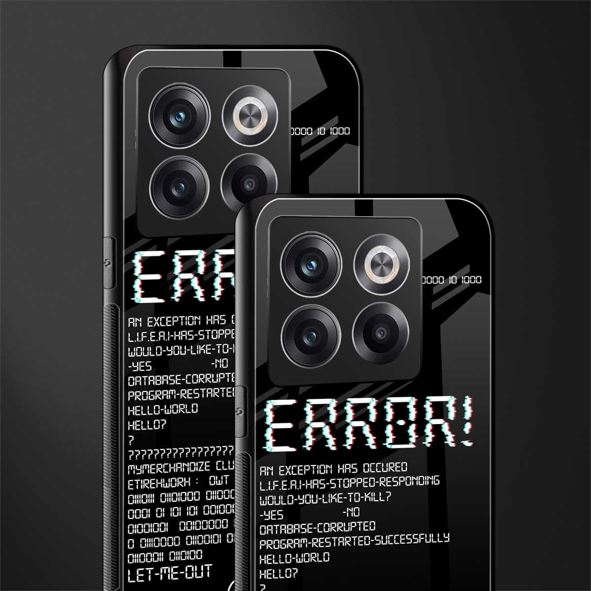 error back phone cover | glass case for oneplus 10t