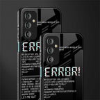 error back phone cover | glass case for samsung galaxy f23 5g