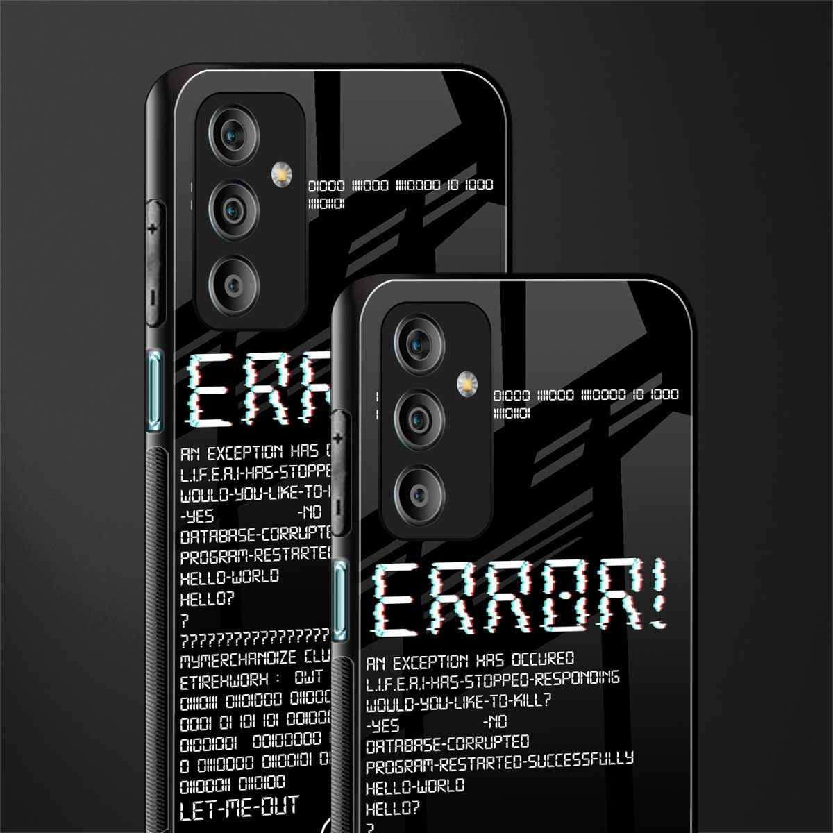 error back phone cover | glass case for samsung galaxy f23 5g