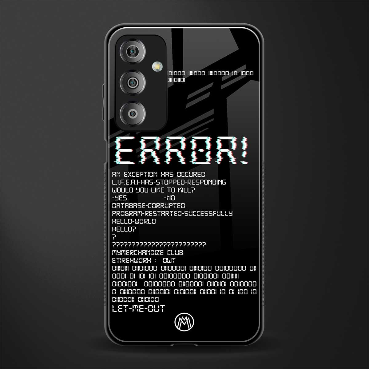 error back phone cover | glass case for samsung galaxy f23 5g