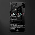 error back phone cover | glass case for samsung galaxy a33 5g