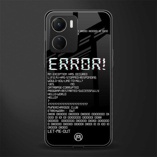 error back phone cover | glass case for vivo y16