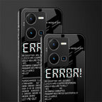 error back phone cover | glass case for vivo y35 4g